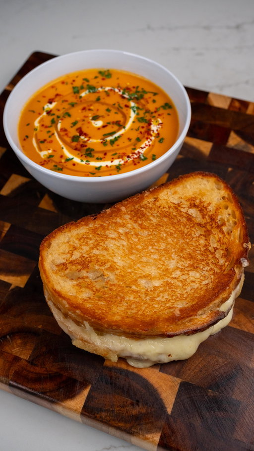 Butternut Squash Soup and Grilled Cheese

Nothing says comfort like a good soup and grilled cheese. The crispy bite of buttery sourdough dipped into warm soup is one of the best things you can eat, especially this time of year.

Find the full recipe on my website, link in bio.

Butternut squash soup recipe
Grilled cheese and soup
Cozy fall dinner ideas
Easy recipes
Creamy butternut squash soup
fall soup recipes
#easyrecipes #comfortfood #fallrecipes #cozyvibes