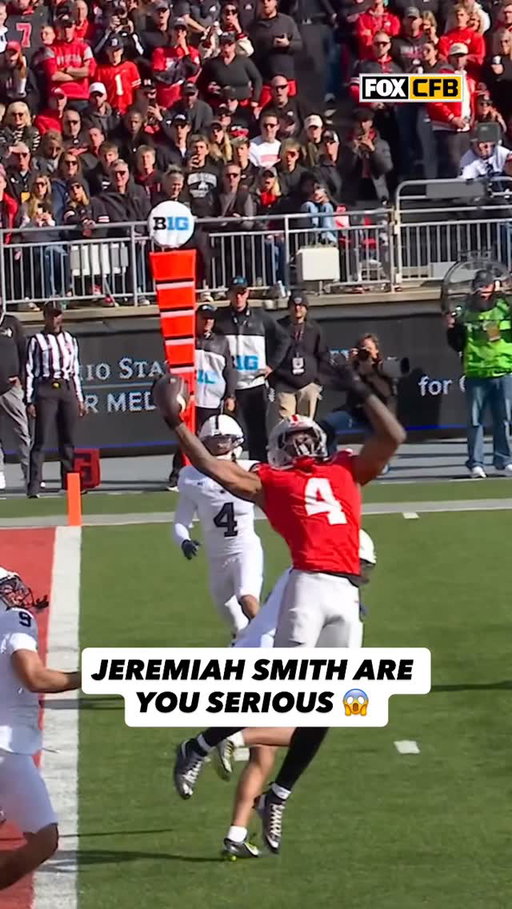 He snags an unreal TD catch for @ohiostatefb ‼️