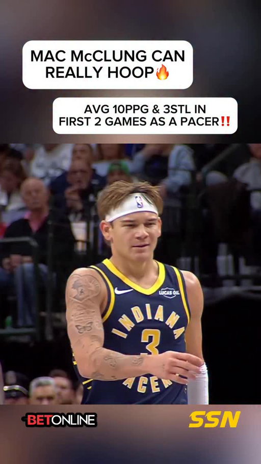 Mac McClung Can Really Hoop😮‍💨🔥‼️

Tap in with @betonline_ag 

#nba #nbabasketball #basketball #nbanews #nbamemes #nbahighlights #nbahistory #basketballgame #pacers #indianapacers #explore #explorepage
