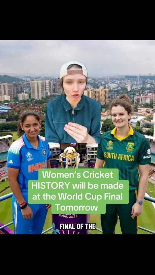 Women’s sports history will be made!! @finalwordcricket #womenssports #cricket #India #womenscricketworldcup