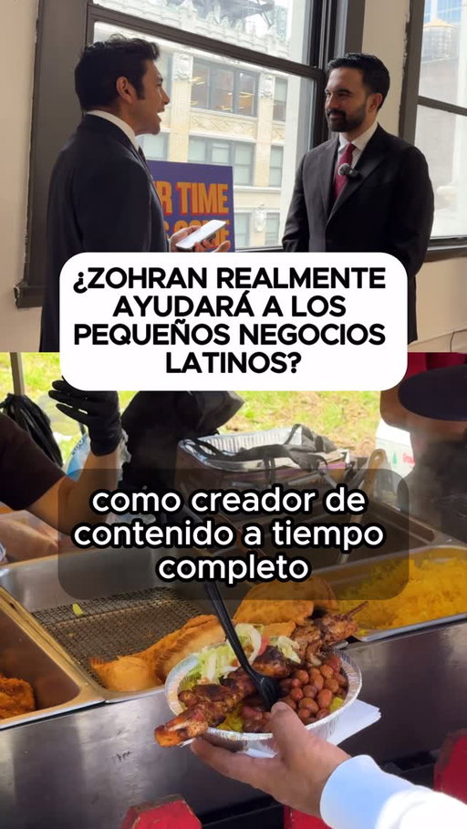 He sido creador de contenido a tiempo completo desde 2014. Antes de eso, era maestro preescolar. Cambié de carrera cuando me di cuenta de que crear contenido pagaba más.. triste, pero cierto. Aun así, los impuestos siempre pegan fuerte, y sé que muchos otros latinos como yo sienten lo mismo.

Dueños de restaurantes, barberías, bodegas, tiendas de ropa... todos en el Bronx tratando de mantener nuestros negocios vivos. Así que le pregunté a Zohran: ¿qué va a hacer realmente por los pequeños negocios como los nuestros?

English:

I’ve been a full-time content creator since 2014. Before that, I was a preschool teacher. I switched when I realized content creation paid more... sad but true! Even now, taxes hit hard, and I know a lot of other Latino entrepreneurs feel the same.

Restaurant owners, barbers, bodega owners, fashion shop owners... so many of us in the Bronx are just trying to keep our businesses alive. So I asked @zohrankmamdani: what will you actually do for small businesses like ours?