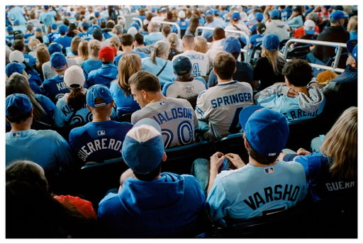 A few shots from game 2 of the World Series on @cinestillfilm 800t. What a blast! (We lost) - but hopefully, tonight, the boys bring it home. 🙏🏻💙🇨🇦 #torontobluejays // @graination_official for the scans