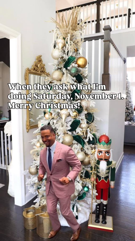 They say it’s too early. I say it’s right on time. I start decorating on November 1—not to rush, but to breathe again. The lights, the scent, the calm…this is how I reset before the season takes over. Because joy doesn’t wait for December, and neither should we.

#ChristmasDecor #HolidayReset #CozyAndCalm #ModernHomeStyle #SeasonOfJoy #DecorateWithMe