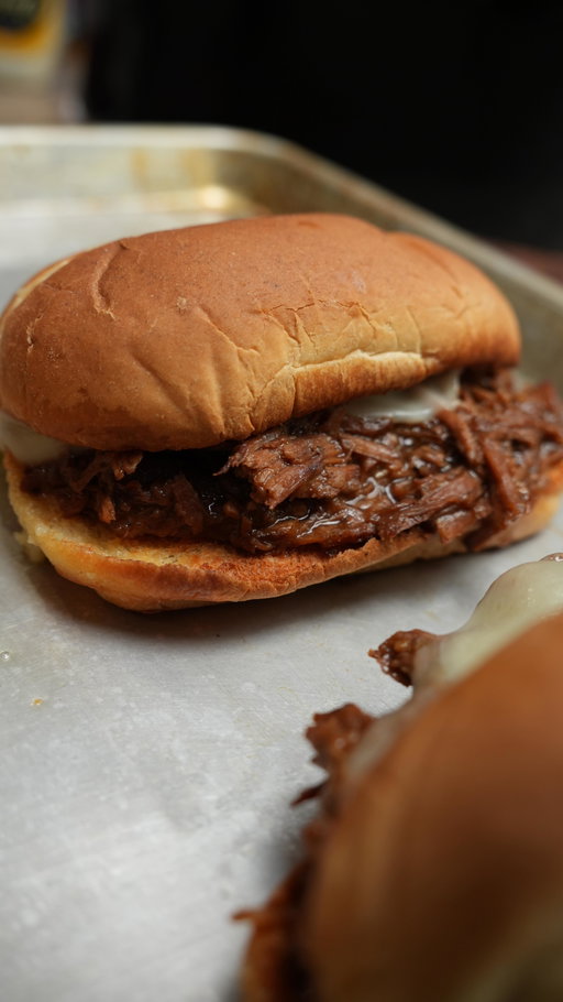 Did You Know Your Instant Pot Makes One Of The Best Sandwiches 

Mississippi Subs

1-2 tbsp @baconupbacongrease 
4-6lb Chuck Roast/beef cut
1 chopped onion
2 tbsps W sauce
2 tbsps minced garlic
1/4 cup pickled pepperonchinis 
1 tbsp pepperonchini juice
Sub rolls
Mayo to toast buns
White American or provolone cheese slices
2-3 cups beef broth 
1 packet aus jus mix
Salt pepper garlic seasoning to taste

Instantpot 
Season chuck roast on both sides with salt pepper and garlic seasoning, sear on all sides and remove
Toss in chopped onions, chopped garlic, Worcestershire sauce and beef broth deglazing the bottom of the pot
Add aus jus packet and mix before placing beef back in and closing up
Pressure cook 2 hours
Remove meat and shred before putting back in pot with broth
Slice open bread and build your sandwiches, I put mine under the broiler to toast it up and melt the cheese

Crockpot
Season chuck roast on both sides with salt pepper and garlic seasoning, sear on all sides and remove from pan
In same pans cook onions til translucent and add chopped garlic, Worcestershire sauce, 2 aus jus packet and stir letting cook for a few seconds before adding beef broth to deglaze pan
Place seared chuck roast in crockpot and pour broth mixture over the top, cover and cook onions low 6-8 hours 
Remove beef and shred before returning it to the broth
Slice open bread and build your sandwiches, I put mine under the broiler to toast it up and melt the cheese
#holmescooking