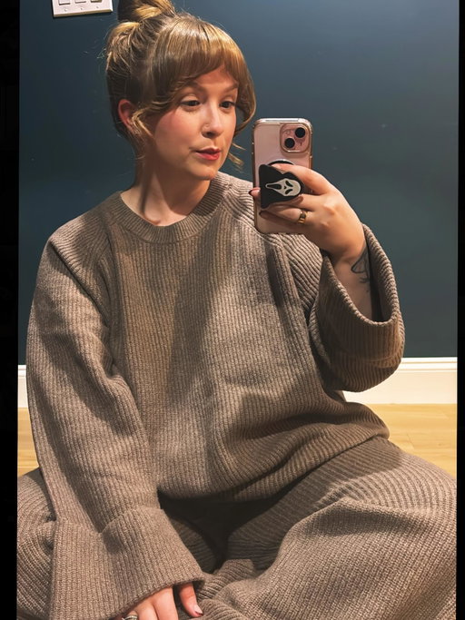 Did I cut bangs during a crisis? Yes. But is it working? Also yes.