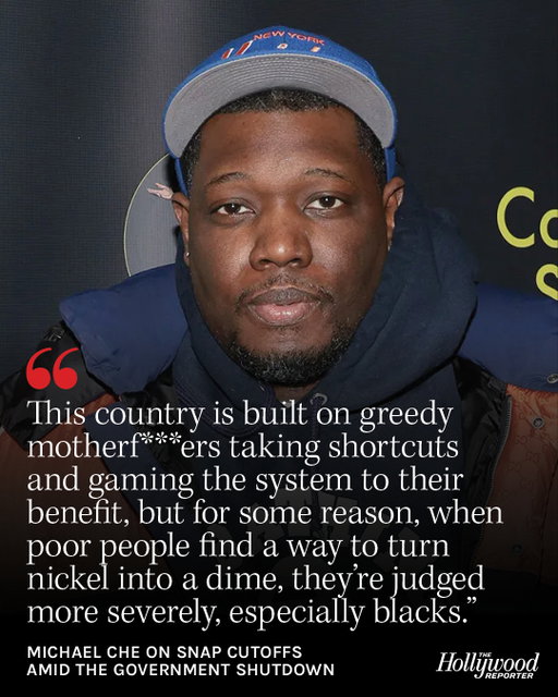 Michael Che is using his platform to address the supplemental nutrition assistance program (SNAP) cutoffs that went into effect Saturday due to the government shutdown. ⁠
⁠
The #SaturdayNightLive cast member took to Instagram on Saturday, where he wrote that he’s seen videos across social media of people “celebrating (mostly black) families not being able to buy groceries.” ⁠
⁠
“This snap freeze is really fucked up,” Che started. “And I keep seeing a lotta racist videos celebrating (mostly black) families not being able to buy groceries.. there’s this weird idea that since some people have taken advantage of welfare benefits in the hood, NOBODY should receive help, at all..?”⁠
⁠
Read more at the link in bio.⁠
⁠
#MichaelChe #SNAPBenefits #SNAP #GovernmentShutdown #Politics