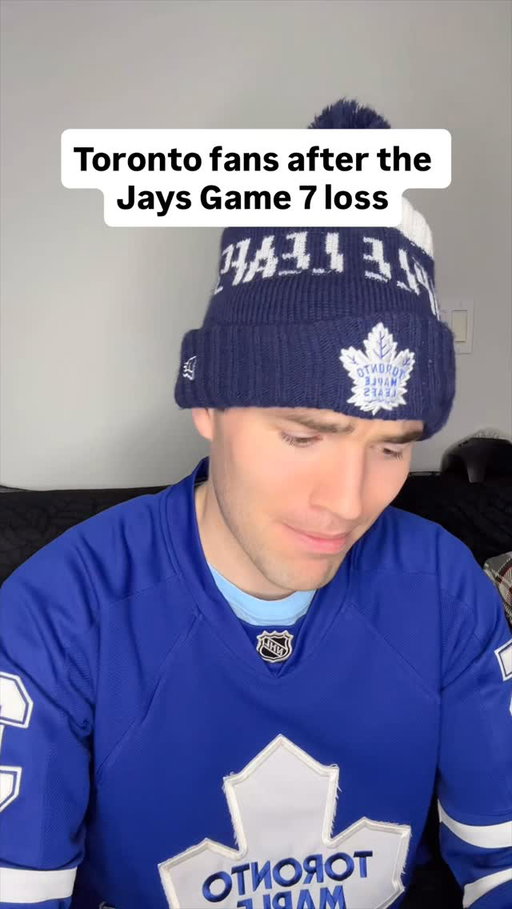 Leaf fans know this feeling all too well 😪 #worldseries #bluejays #leafsnation