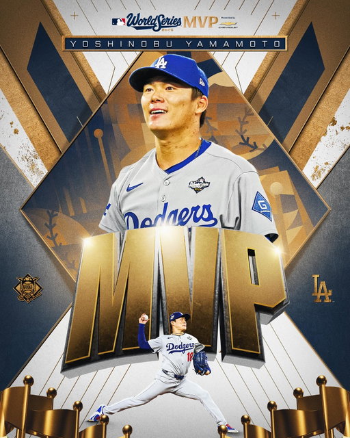 A ONCE-IN-A-LIFETIME PERFORMANCE 🔥

YOSHINOBU YAMAMOTO IS THE @Chevrolet #WORLDSERIES MVP