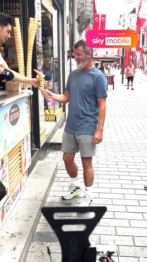 Roy’s toughest opponent yet? The ice cream man! 😅🍦