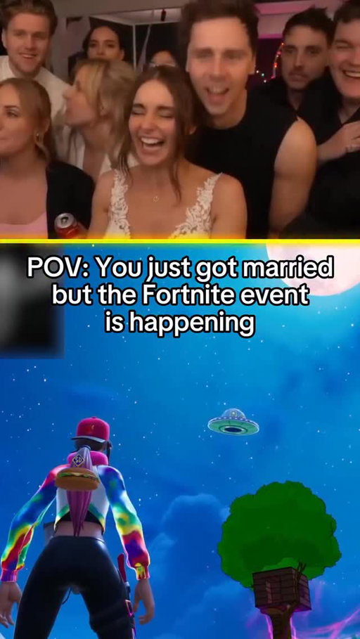 Can’t miss the Fortnite event 😂