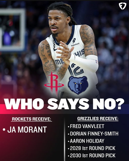Imagine KD, Sengun & JA MORANT 🤯

Should the Rockets & Grizzlies make this trade to send the superstar PG to Houston? 🤔

#nba #basketball #rockets #grizzlies #jamorant #kevindurant