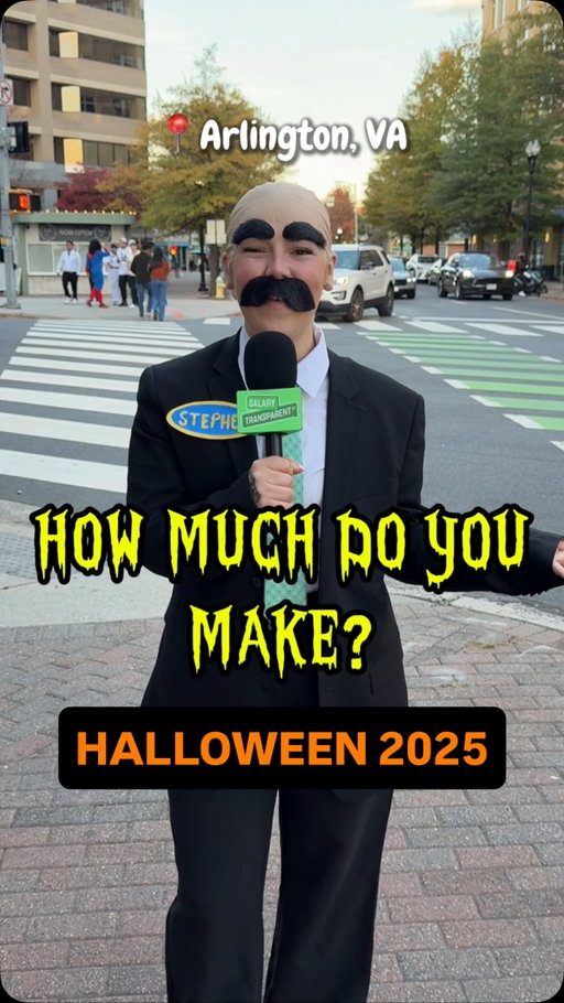 It’s spooky season, so you know we had to ask the question everyone’s afraid of: How much do you make? 👻

Thanks to everyone who participated! More interviews dropping soon from Arlington, VA📍

In this compilation:
- Social worker
- Director at Chick-fil-A
- Substitute teacher
- ABA therapist
- Data analyst
- Forensic accountant
- Account manager
- Chiropractic assistant
- Software engineer
- Configuration analyst (aerospace)
- Electrician
- Law student
- Small business associate
- Communications and operations coordinator
- Concert venue staff
- Financial analyst 

#salarytransparentstreet #salarytransparency #paytransparency #howmuchdoyoumake