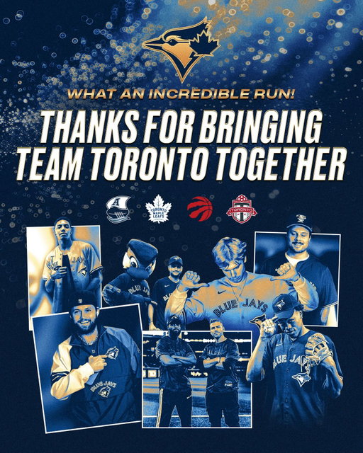 Thank you, @bluejays 💙