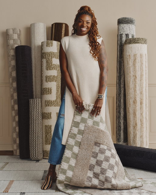 Meet the rug collection that celebrates high style with heart. 💫 Our collaboration with @carmeonhamilton brings together rich textures, thoughtful patterns, and grounded color palettes — designed to make your home feel as beautiful as it looks. #CarmeonHamiltonxRugsUSA