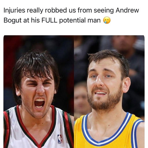 I always forget that he was a FIRST overall pick but he could have been so damn dominant if not for injuries, in his first few seasons was averaging about 15/10/2 and nearly 2.5 blocks a game 😮‍💨 Dude was looking like a BEAST with Milwaukee then the injuries started piling up, still produced solid stats with Golden State actually playing a key role in helping win a championship in 2015! 💯 But it will always be a what if to how his career could have played out if he was able to stay healthy 🤧 #AndrewBogut
-
Follow (me) @editsxnba for more! ❤️