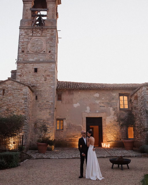 Love. Family. Connection.

One year ago today, @vcalderone and I stood inside an ancient 11th-century chapel in Umbria — at the magical @tenutadimurlo — to renew our wedding vows. Twenty-five years of marriage held within a single moment. Surrounded only by our immediate family, we exchanged vows that felt both familiar and new — made sacred by our son, Jivan, who officiated the ceremony with such profound words and heartfelt emotion. There wasn’t a dry eye in the chapel.

This trip also marked the first time my family had ever traveled to Italy together, making it an even more profound experience — a rare and precious gift filled with memories I will cherish for a lifetime.

Umbria embraced us with her quiet beauty. We gathered around long tables, shared stories, laughed until our bellies ached, and ventured on a truffle hunt bathed in golden light. We watched the sun sink behind ancient stone walls and took a moment to honor our dad — scattering his ashes among the olive groves and vineyards that ripple across the countryside.

These moments became more than memories; they became part of us — woven into the fabric of our family. Feeling extremely grateful for love and family today!

Photos: @ilenia.brunelli.ph 
Gown: @dior