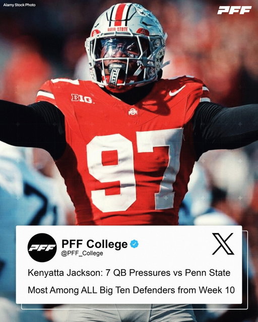 Kenyatta Jackson was unblockable vs Penn State😤