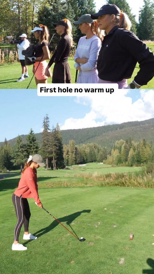 No warm up is crazy !! #explore #girls #golfer #golfgirl #golfgirlgames