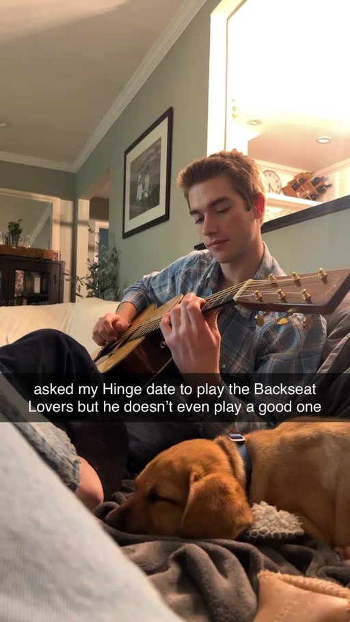 My friend found this on her story

#hinge #date #watchyourmouth #thebackseatlovers #bananapancakes #jackjohnson #guitartok #datingapps