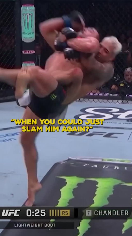 "I'm about to take this dude for a ride" 🙌 #ufc #mma #michaelchandler