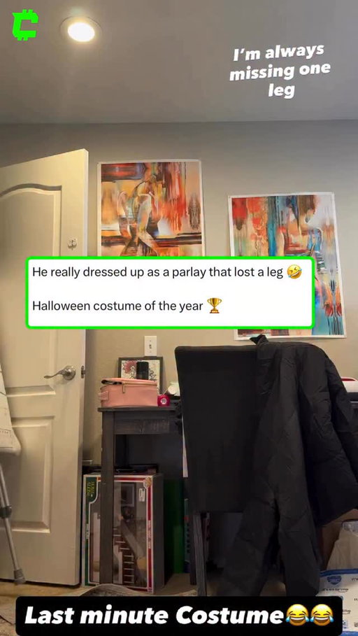 Odds on being the Halloween costume of the year: -1000 🏆

Via @tjrose209