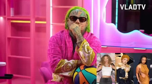6ix9ine plays F*ck, Marry, K*ll with Meg the Stallion, Latto, & Ice Spice and he’s WILDIN 🤣😭👀
