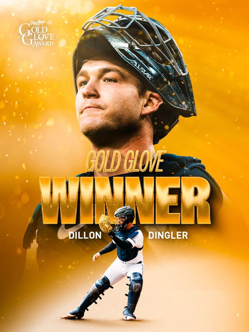Ding, Ding, Ding, we have a winner!

Congratulations to Dillon Dingler on his first career Gold Glove Award. 👏