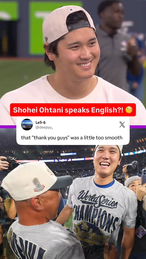 THAT WAS WAY TOO SMOOTH 🤔

#mlb #ladodgers #losangelesdodgers #worldseries #shoheiohtani
