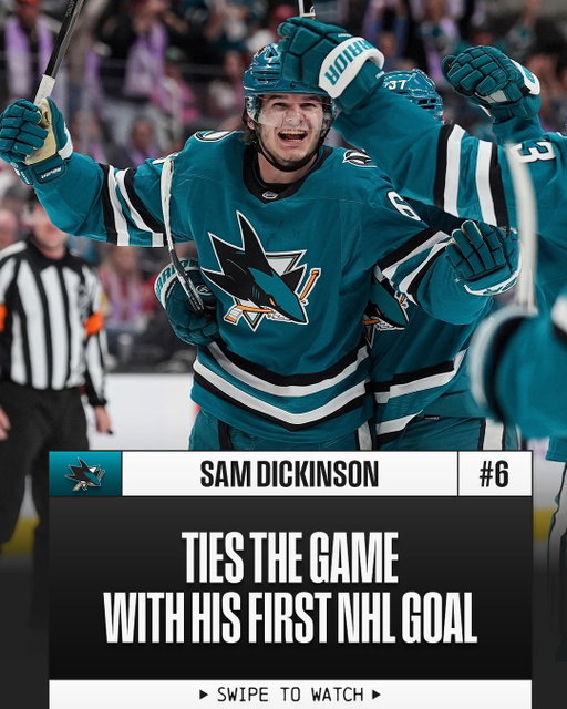 WHAT A WAY TO SCORE YOUR FIRST!! 🦈