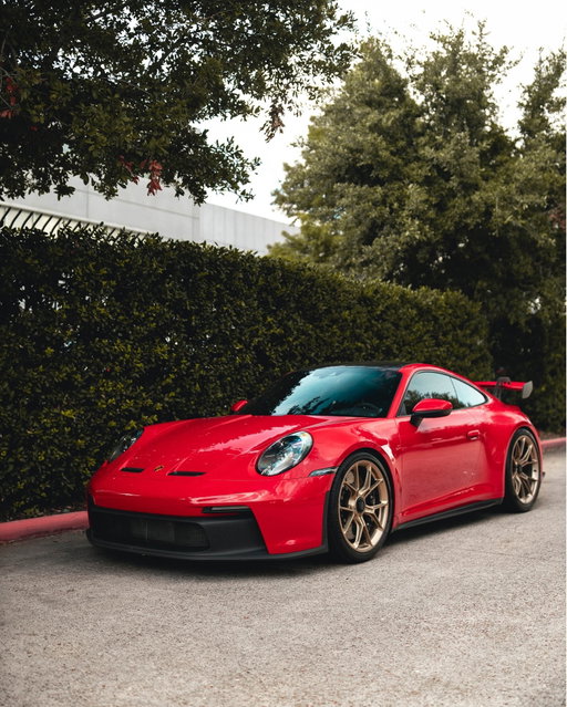 Epic 911 GT3 finished in Guards Red ❤️‍🔥 
Ready to secure your 911? There is no substitute. Explore our collection through the link in bio.

#Porsche #911GT3 #Porsche911