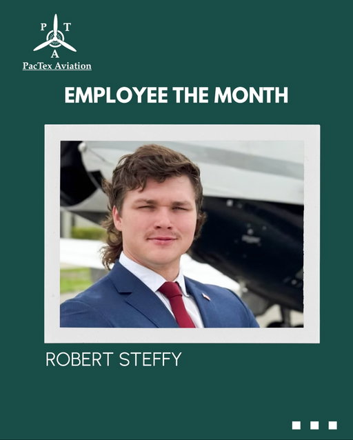 Employee of the Month: Robert Steffy 

Our first Employee of the Month Award goes to Robert Steffy, Broker Representative in Florida!

Great teams are built by great people — and this month’s star proves it through dedication, collaboration, and an unwavering commitment to excellence. Robert has stepped up as a team leader and continues to set the standard for success.

If you’re looking to get into your next Gulfstream or jet aircraft, Robert’s the one to call.

Congratulations, Robert — and thank you for all you do for PacTex Aviation! 

#pactexaviation #aviation #flying #pilot #employee #reward #hardwork #plane #sales