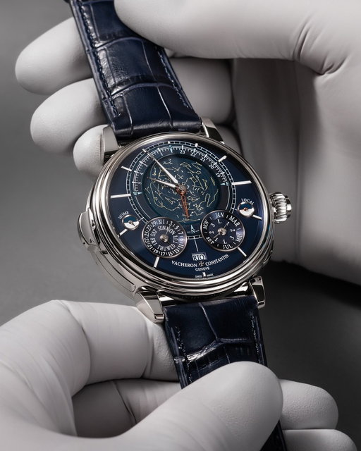 A quest for excellence with a new Manufacture movement

Vacheron Constantin unveils new Les Cabinotiers timepieces under a series named 'La Quête' in honour of the Maison's 270th anniversary. Among the novelties, the Cosmica Duo - Grand complication, a reversible, dual face masterpiece, exemplifies the Manufacture's quest for excellence, showcasing the pinnacle of horological artistry. 

This unique timepiece features the new manufacture movement, Calibre 2756-B1, boasting 24 complications, primarily astronomical, and 1,003 meticulously finished components, offering a mechanical vision of the cosmos. From the silent minute repeater regulator to the precision moon phase requiring correction only every 1,000 years, every detail reflects Vacheron Constantin's unwavering commitment to pushing the limits of high watchmaking.

#VacheronConstantin #TheQuest #VC270