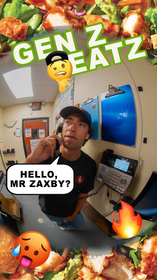 Gen Z eats for FREE baby! All thanks to me, Bayl- I mean ZAYLEN. Use code GENZEATZ to get a free giant Zen wrap in the Zaxbys app with purchase of a small drink, 11/3-11/7. #Zaxbys #ZaxbysPartner