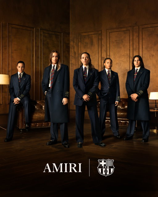 AMIRI joins forces with the women of FC Barcelona (@fcbfemeni) - athletes who define modern excellence - as official formalwear partner. 

A celebration of craftsmanship, culture, and confidence, designed for the athletes who define a century of excellence. A partnership born from shared artistry.

AMIRI reinterprets the elegance of FC Barcelona’s heritage, dressing both the men’s and women’s squads in contemporary confidence. @amiri @fcbfemeni @fcbarcelona @mikeamiri