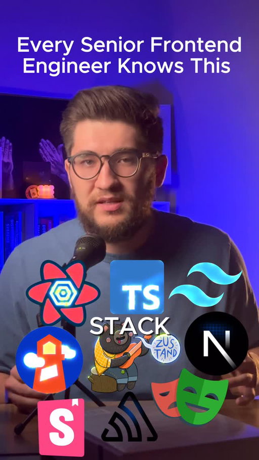 Every senior frontend engineer knows this stack!