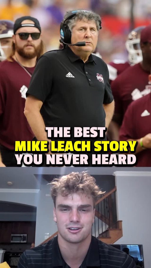 Sawyer Robertson’s favorite Mike Leach story is when he read the whole team “The Little Engine That Could.”

Here’s the story.

#collegefootball #cfb