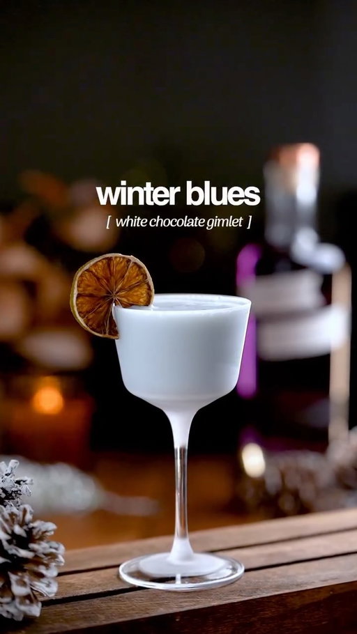 Introducing the Winter Blues — a velvety white chocolate gimlet elevated by the indigo beauty of @empress1908gin 💙 smooth, creamy, and just the right kind of chill! 

❄️ WINTER BLUES ❄️ 
- 1.5oz Empress Indigo Gin
- 1oz white chocolate liqueur
- 3/4oz simple syrup
- 3/4oz lime juice 

In a cocktail shaker, combine indigo gin, white chocolate liqueur, simple syrup and freshly squeezed lime juice. Add ice and shake well. Strain into a chilled Nick & Nora glass and garnish with a dehydrated lime wheel. 

21+ to enjoy 🍸

#EmpressGin #SipResponsibly #winterblues #whitechocolate #gimlet #winter #cocktail #cocktails