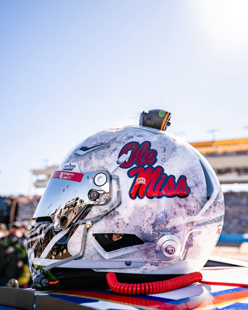 Hey Rebel Nation! 🏎️ 

Don’t miss the chance to win 2023 Daytona 500 champion, @stenhousejr NASCAR helmet worn yesterday with the exclusive @realtreeoutdoors Ole Miss helmet scheme we wore during Saturday’s win against South Carolina! 🏈

You’ll have a chance to bid on this race worn helmet signed by Ricky and @trinidadchambliss1 to support the Grove Collective! 

Check out the link in our bio to bid! 🔗