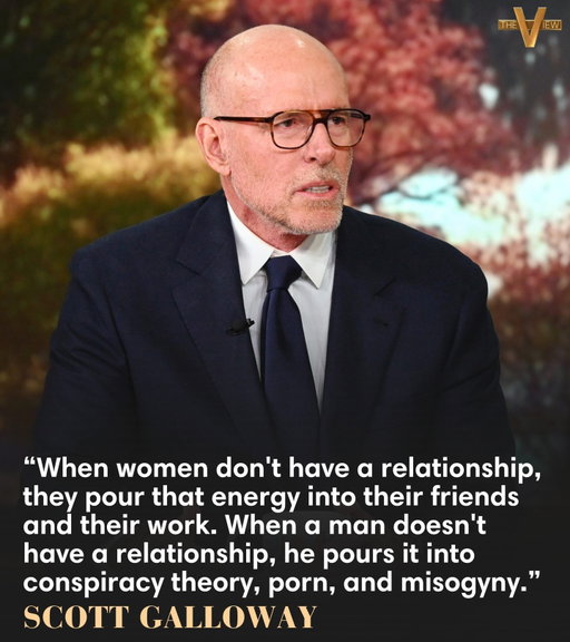 Scott Galloway, author of 'Notes on Being a Man,' with why he says "men need relationships much more than women." Link in bio to watch.