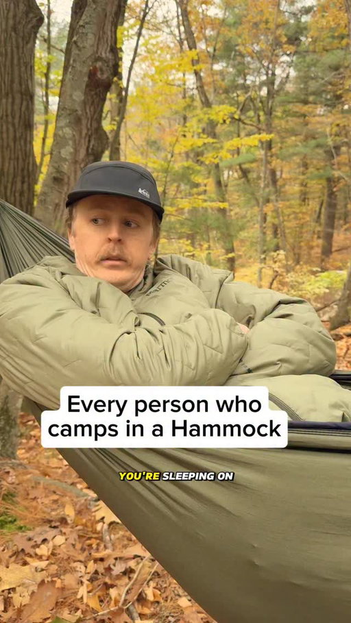 High ground = High class #hammock #hammockcamping #backpacking #outdoors #comedy