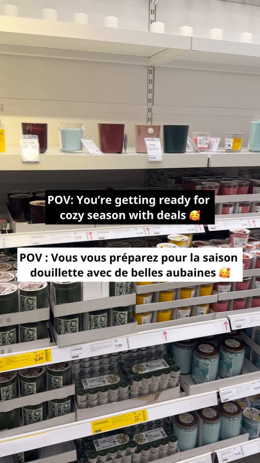 IKEA Family members get 15% off all these cozy season essentials until November 19th 🥰

Shop our Black Friday deals at the link in bio

-

Les membres IKEA Family profitent de 15 % de réduction sur tous ces essentiels pour garantir le confort saisonnier jusqu’au 19 novembre 🥰 

Découvrez nos offres du Vendredi fou en suivant le lien dans la bio

#IKEACanada #Sale #CozySeason #solde #saisondouillette