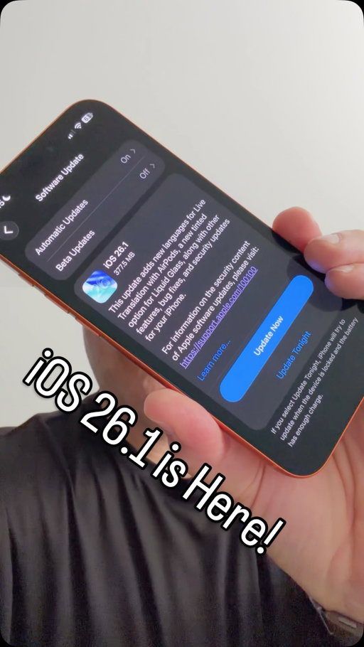 iOS 26.1 is here. There are over 35 features and changes and I covered them on the #zollotech YouTube channel. #ios261 #apple #iphone
