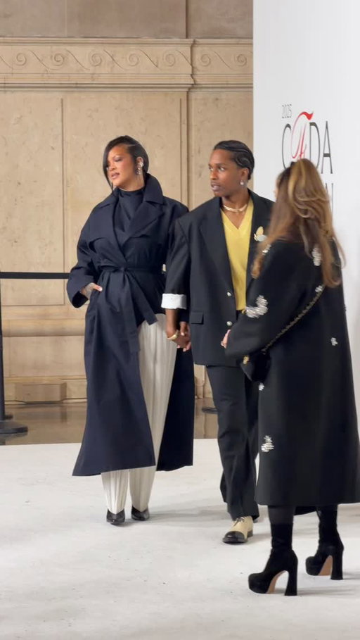 Make some noise for October 2025 cover star @asaprocky and @badgalriri, who showed up fashionably late to the @cfda Fashion Awards in New York City, where the rapper and actor was honored with the Fashion Icon award.