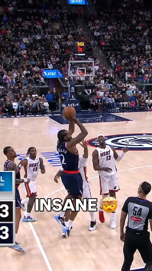 THIS SHOT WAS INSANE, KAWHI LEONARD 🤯