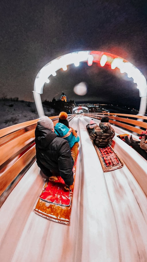 Follow @ferlattez for the best winter activities in Quebec! ❄️🩵

Looking for the ultimate winter thrill in Old Québec City? Don’t miss the legendary Toboggan Slide on Dufferin Terrace, one of the city’s oldest and most iconic attractions — right beside the Château Frontenac 🏰

Reach speeds of up to 70 km/h as you race down overlooking the St. Lawrence River! 🌊 This must-try Quebec winter experience is perfect for families, couples, and adventure lovers.

🎟️ 1 ticket = 1 ride per person
🛷 Toboggans can seat up to 4 people
👶 Free for children under 3
☕ Optional hot chocolate available
📅 Opening December 5th — book your tickets online now!

It’s the perfect mix of fun, adrenaline, and breathtaking views — a true winter bucket list activity in Quebec City!

📍 Dufferin Terrace, next to Château Frontenac

✨ Save this post to plan your winter getaway and share it with your adventure crew!

#QuebecCity #WinterInQuebec #VisitQuebec #QuebecCityChristmas #QuebecWinter #TobogganSlide #DufferinTerrace #ChateauFrontenac #FamilyAdventure #WinterBucketList #ExploreCanada #TravelQuebec #ThingsToDoInQuebec #WinterWonderland #ferlattez