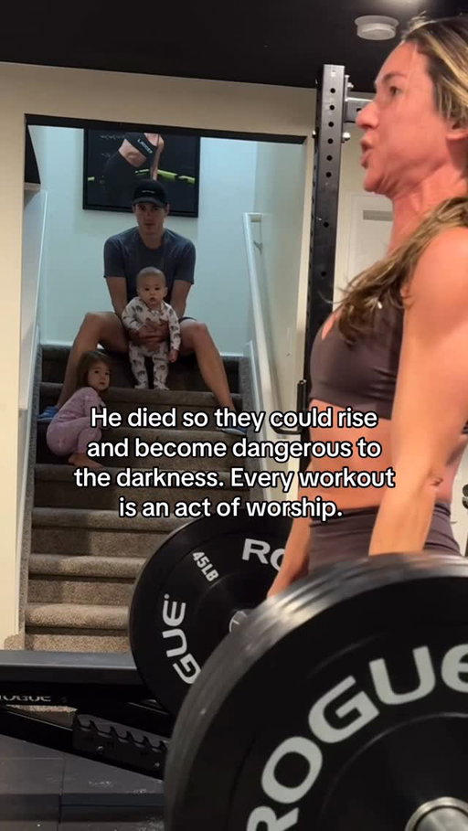 Every workout is an act of worship. 

“Hidden darkness” aka things we don’t think are sinful—
laziness, gluttony, over-indulgence, gossip, envy, greed, unforgiveness, and pride. 

Take care of your body to honor the Lord. SHOW your kids how to pick up their cross every day. 

1 Corinthians 6:19–20
Colossians 3:15–17
Romans 12:1

#fitmom #jesusisking #pickupyourcross #motherhood #walkbyfaithnotbysight #godfearing