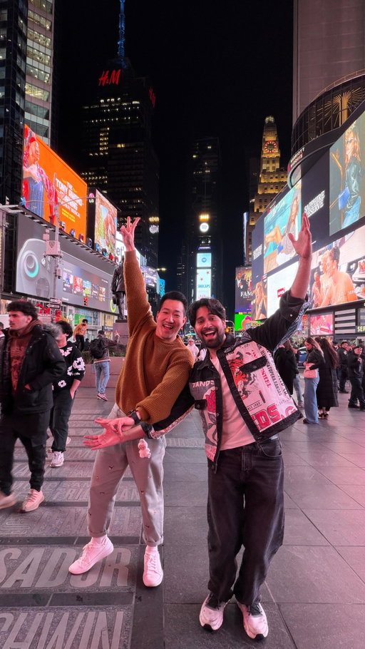 Should we do an Indian song next? 😊
@ankushbahuguna @alexdwong 

I love how social media can bring people together! From NYC to Mumbai! ❤️