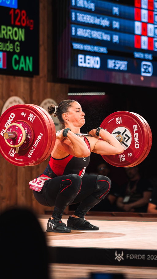 Maude is so good even she can’t believe it!

This 133kg/292lb clean & jerk from the 2025 World Champs equalled her personal best. This is her ninth year of international competition. 

The 2020 Olympic Champ and 2024 Olympic silver medalist has spoken about retirement, but with performances like this? We don’t want to see her go!

Athlete | @m_charron28 🇨🇦-63kg

#weightliftinghouse