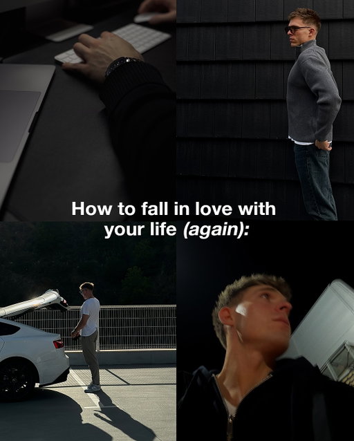 Simple steps to fall in love with your life again.