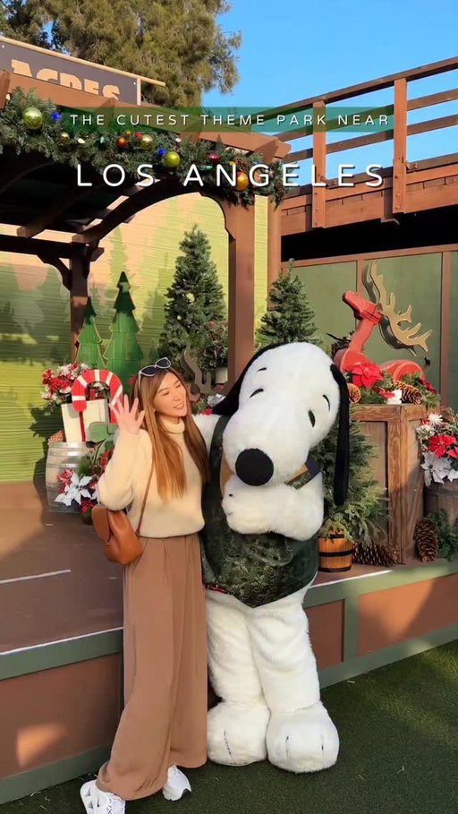 🐾 Snoopy Theme Park Near LA! 🐾
Love Snoopy? 🐶 Just a short drive from Los Angeles, Camp Snoopy at Knott’s Berry Farm brings the Peanuts world to life!

From November 21, 2025 to January 4, 2026, it transforms into a Christmas wonderland 🎄 with twinkling lights, festive decorations, and magical holiday vibes.

✨ Highlights:
Snoopy’s Coaster • Sally’s Swing • Off-Road Rally • New Camp Store • Meet & Greets • Updated dining

📍 8039 Beach Blvd, Buena Park, CA

🎟️ Check the latest ticket info on the official Knott’s Berry Farm website

👇 Tag your Snoopy-loving friend and start planning your visit! 💛

Sharing my favorite hidden gems around California. 
Check out @teresa.ctw for more secret finds 🤍🤎

#oc #thingstodoinoc #snoopy #campsnoopy #knottsberryfarm #thingstodoinla #orangecounty #visitcalifornia #holidaylights #hiddengems #familyfun #christmas #christmasishere